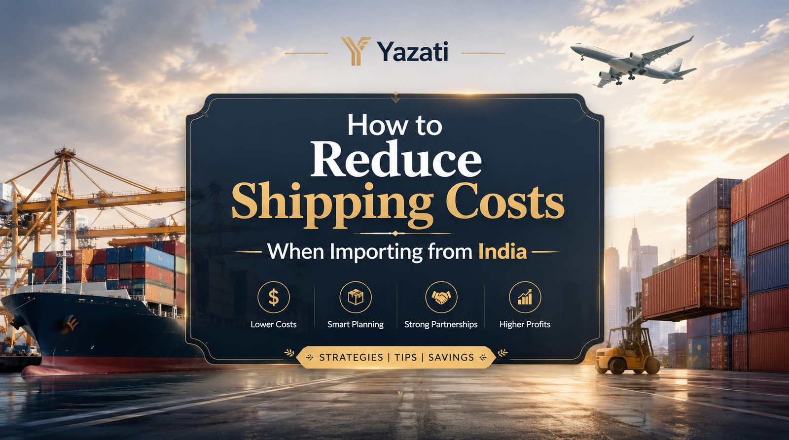 How to Reduce Shipping Costs When Importing from India - Yazati