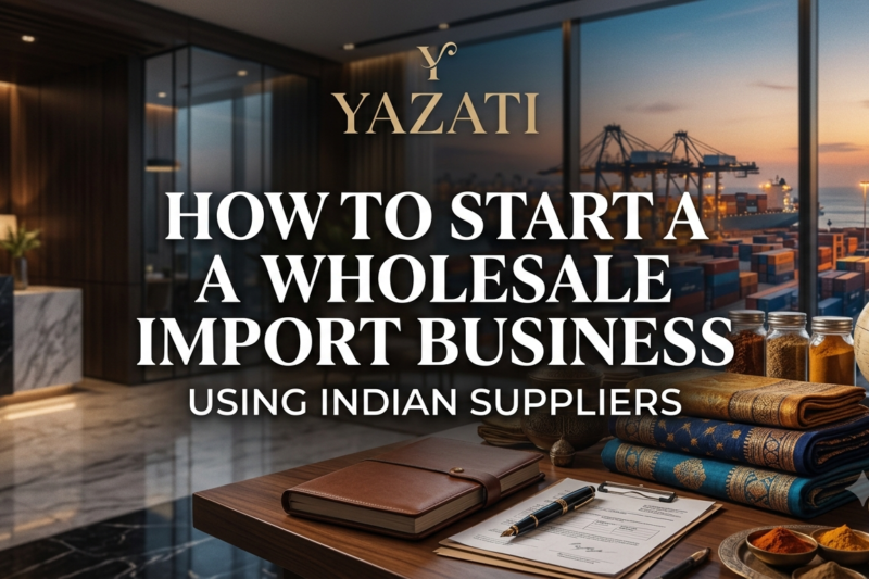 How to Start a Wholesale Import Business Using Indian Suppliers