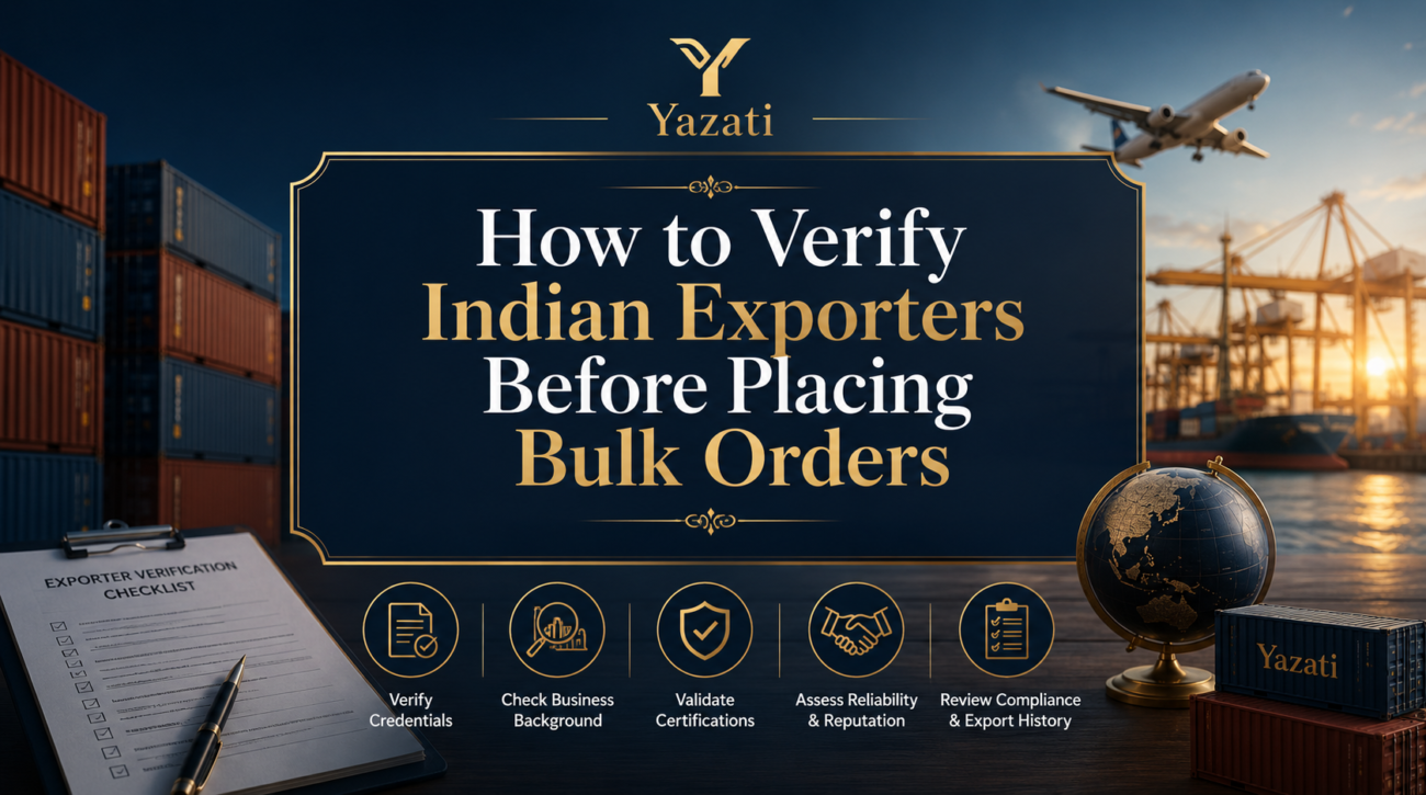 How to Verify Indian Exporters Before Placing Bulk Orders