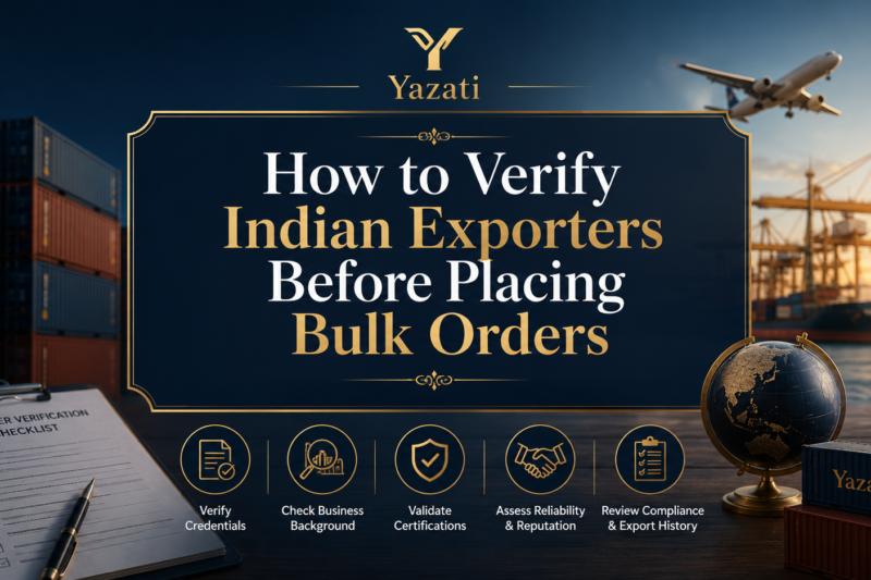 How to Verify Indian Exporters Before Placing Bulk Orders