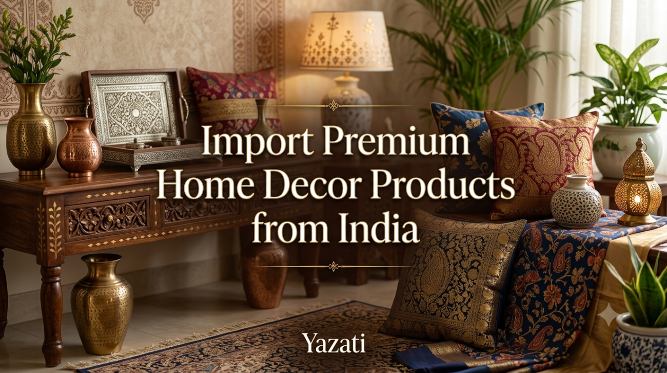 Import Premium Home Decor Products from India