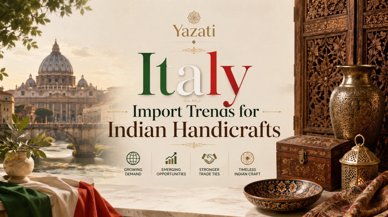 Italy Import Trends for Indian Handicrafts
