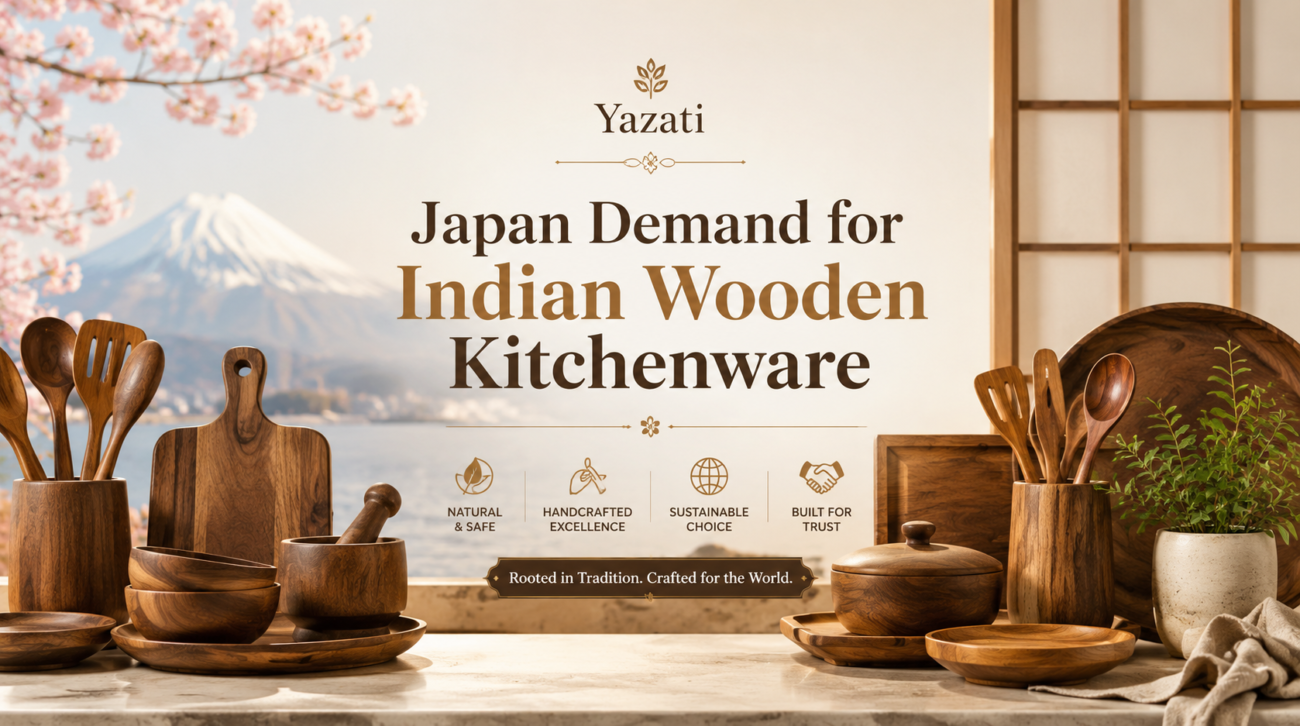 Japan Demand for Indian Wooden Kitchenware