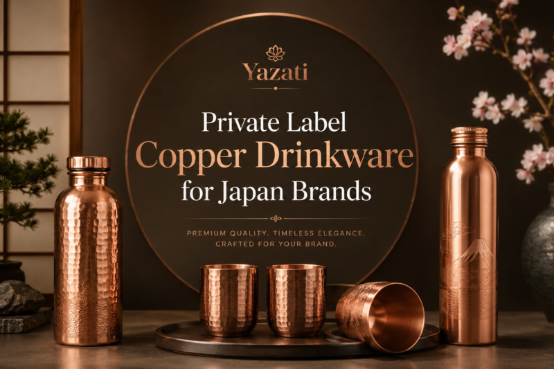 Private Label Copper Drinkware for Japan Brands