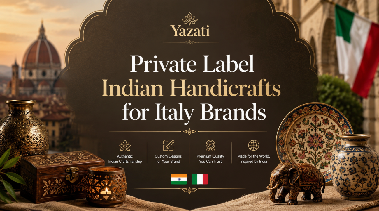 Private Label Indian Handicrafts for Italy Brands