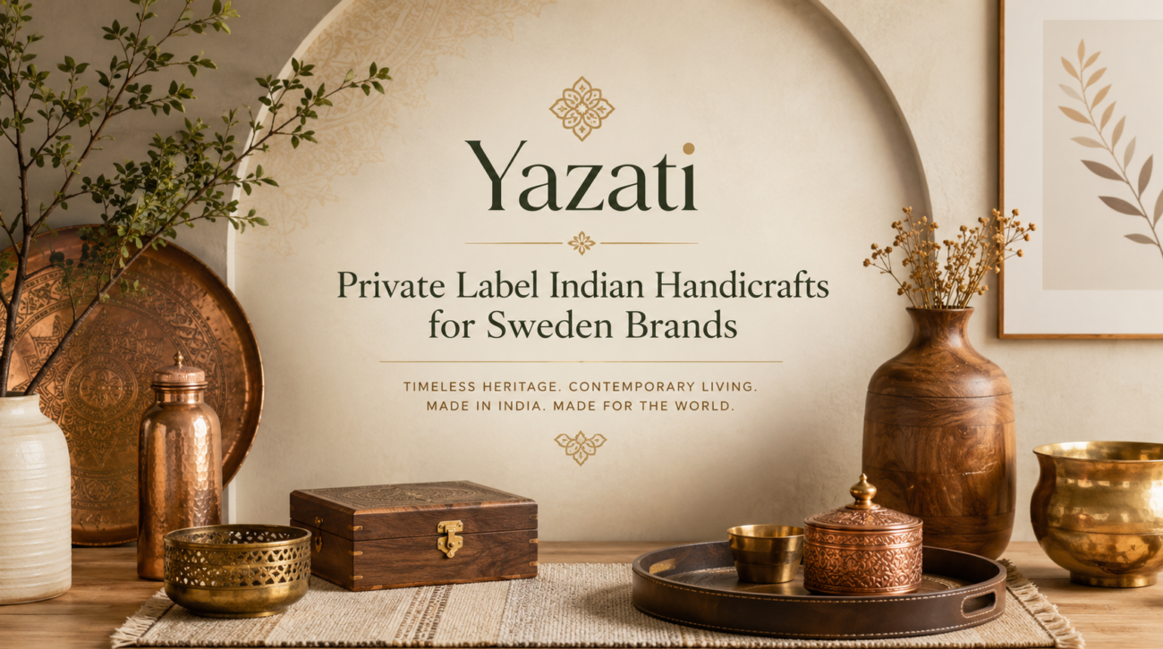Private Label Indian Handicrafts for Sweden Brands