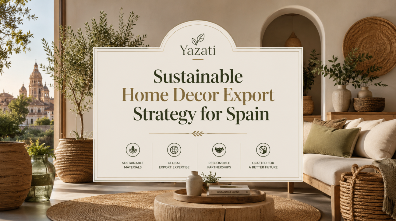 Sustainable Home Decor Export Strategy for Spain