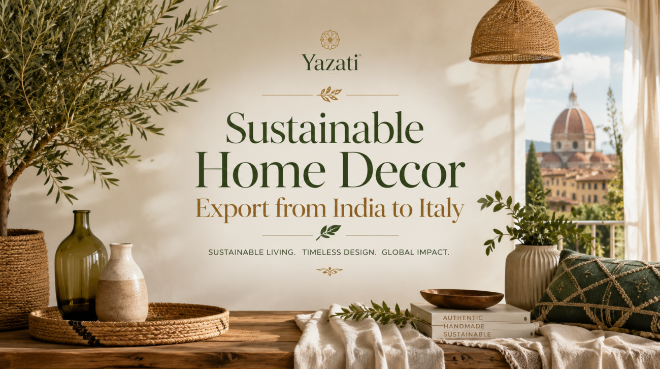 Sustainable Home Decor Export from India to Italy