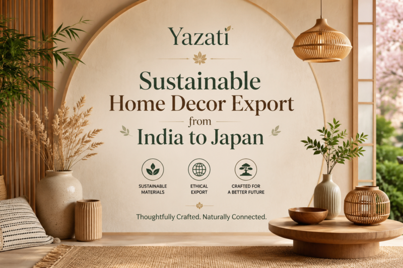 Sustainable Home Decor Export from India to Japan