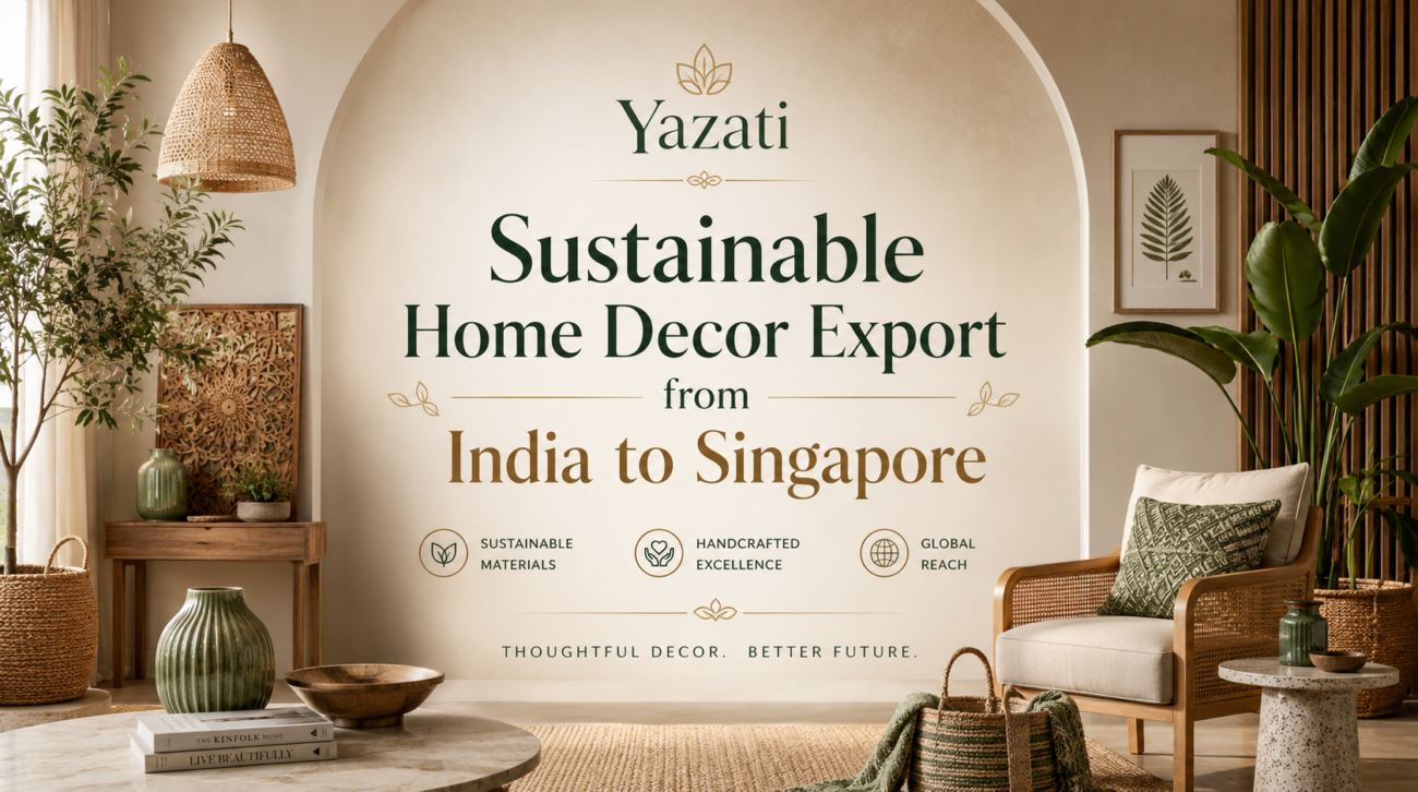 Sustainable Home Decor Export from India to Singapore