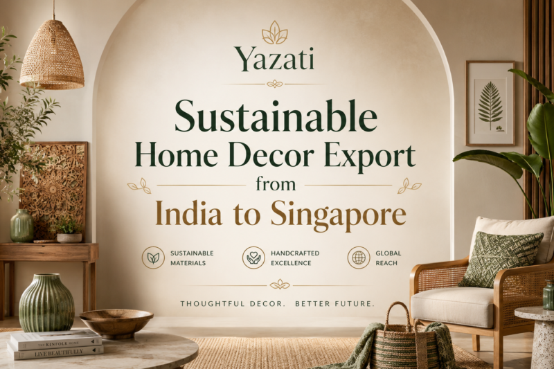 Sustainable Home Decor Export from India to Singapore