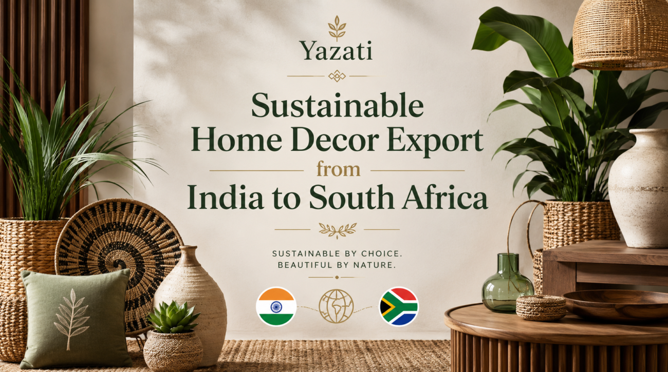 Sustainable Home Decor Export from India to South Africa