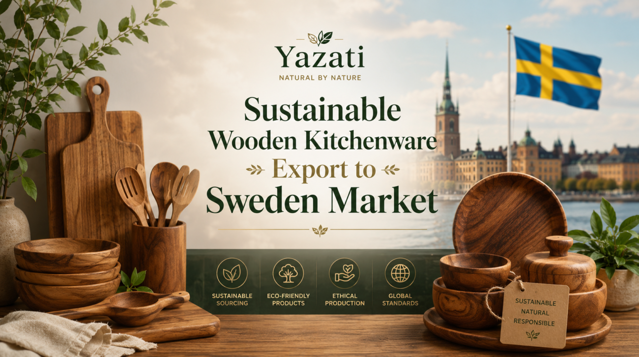 Sustainable Wooden Kitchenware Export to Sweden Market
