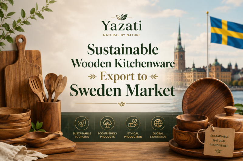 Sustainable Wooden Kitchenware Export to Sweden Market