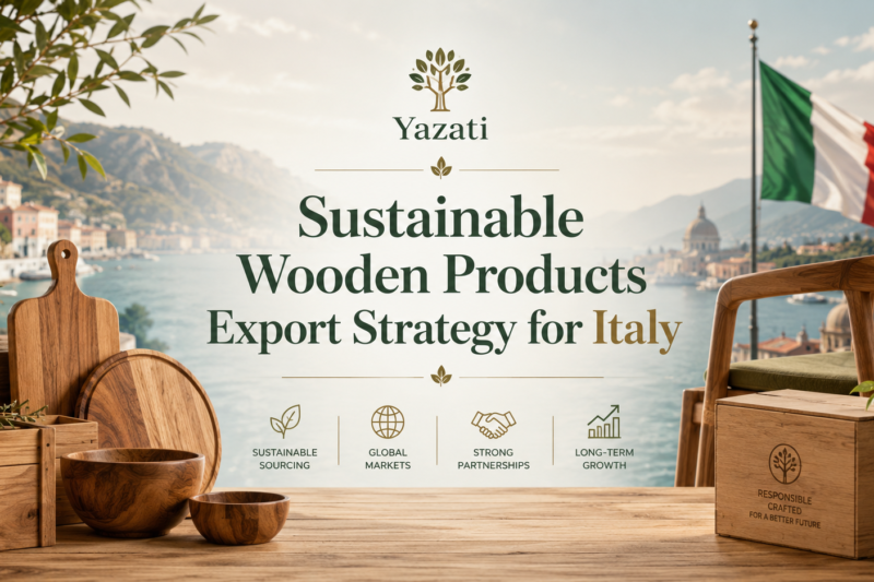 Sustainable Wooden Products Export Strategy for Italy