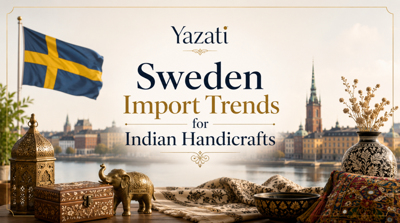 Sweden Import Trends for Indian Handicrafts