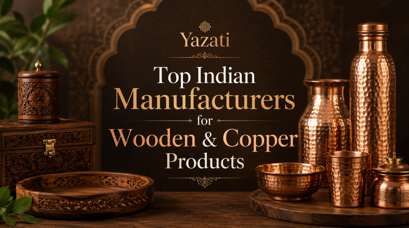 Top Indian Manufacturers for Wooden & Copper Products