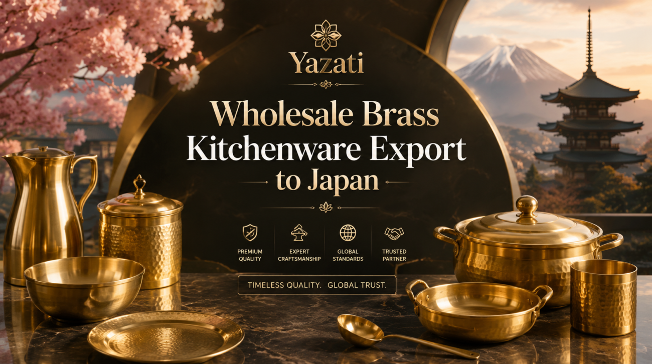Wholesale Brass Kitchenware Export to Japan