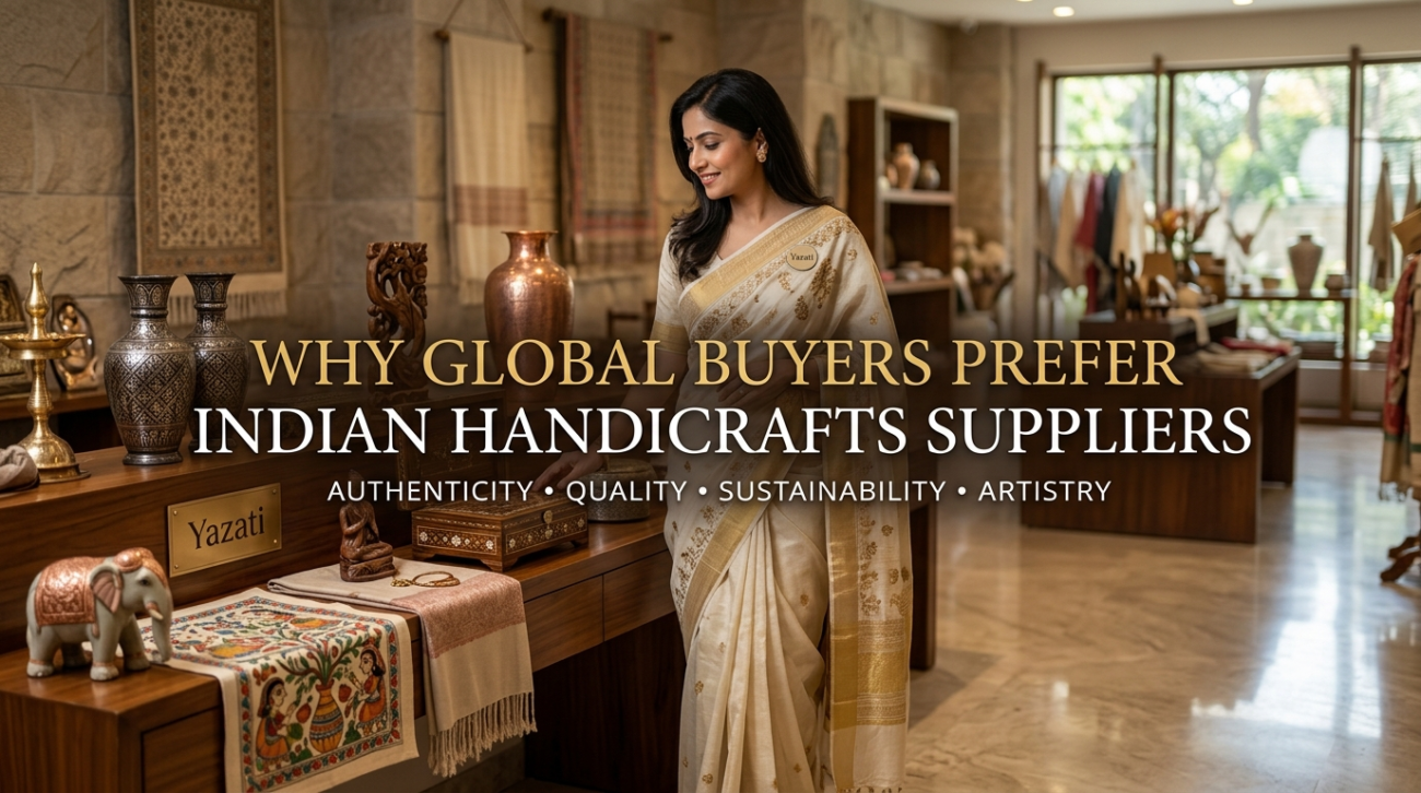 Why Global Buyers Prefer Indian Handicrafts Suppliers
