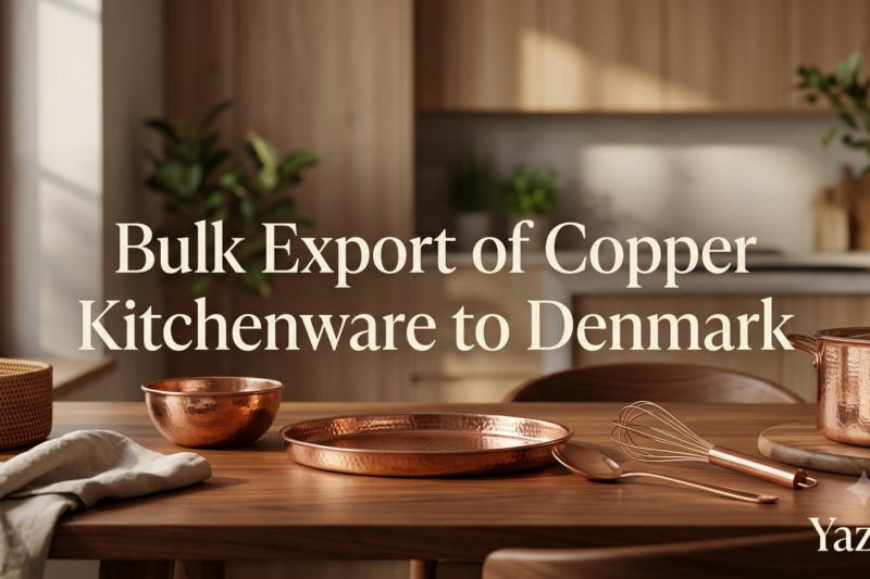 Bulk Export of Copper Kitchenware to Denmark