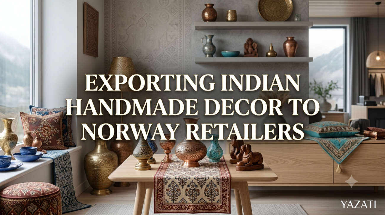 Exporting Indian Handmade Decor to Norway Retailers