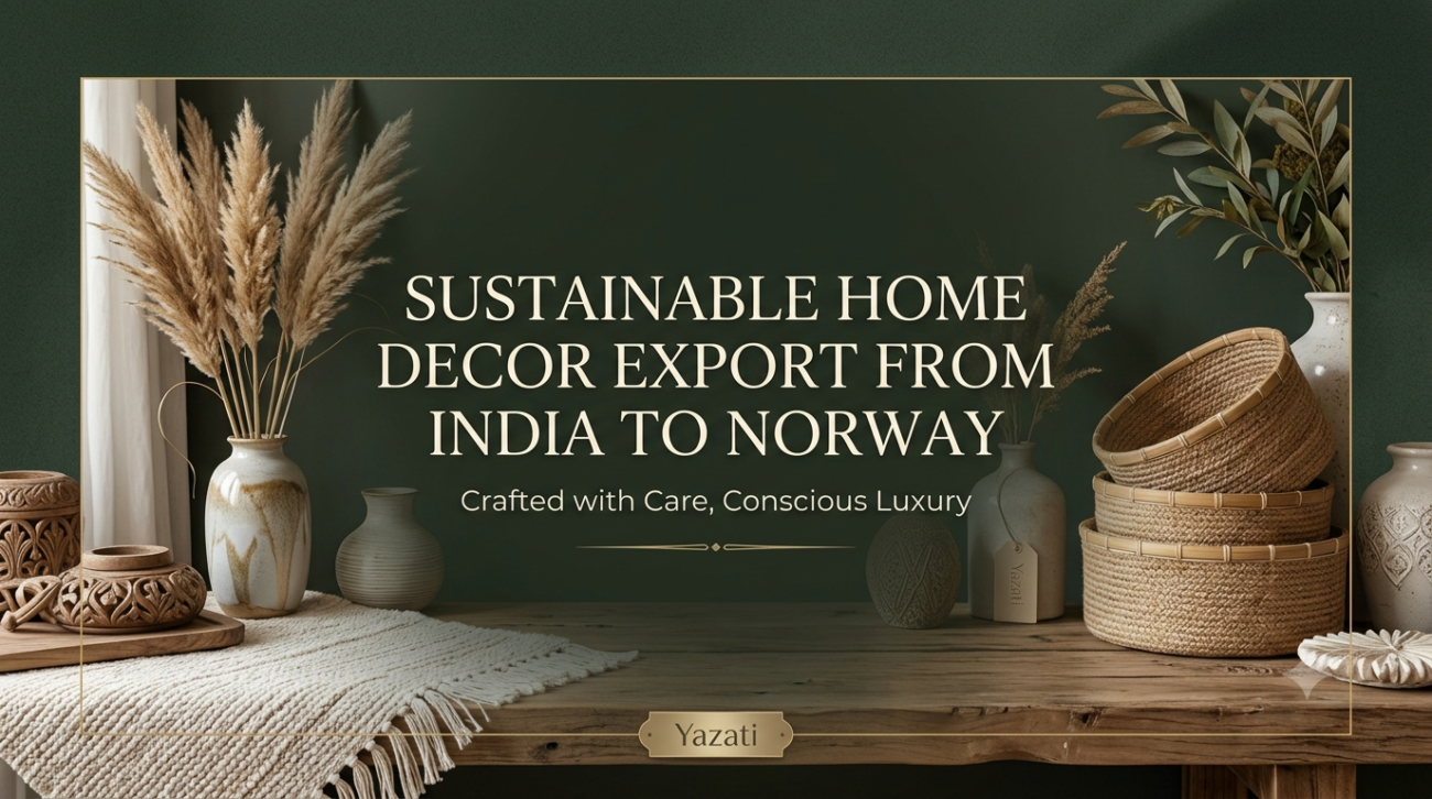 Sustainable Home Decor Export from India to Norway