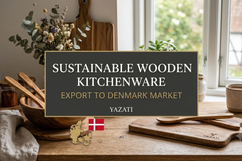 Sustainable Wooden Kitchenware Export to Denmark Market